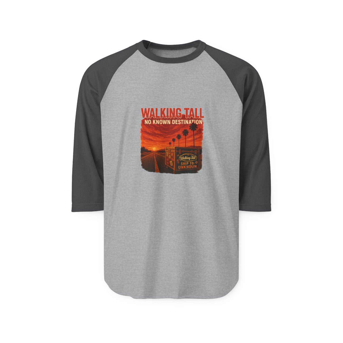 Three-Quarter Sleeve Raglan T-shirt - Casual and Comfortable Unisex Tee