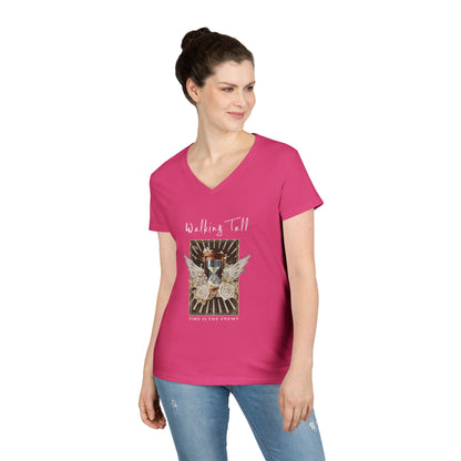 Walking Tall V-Neck T-Shirt