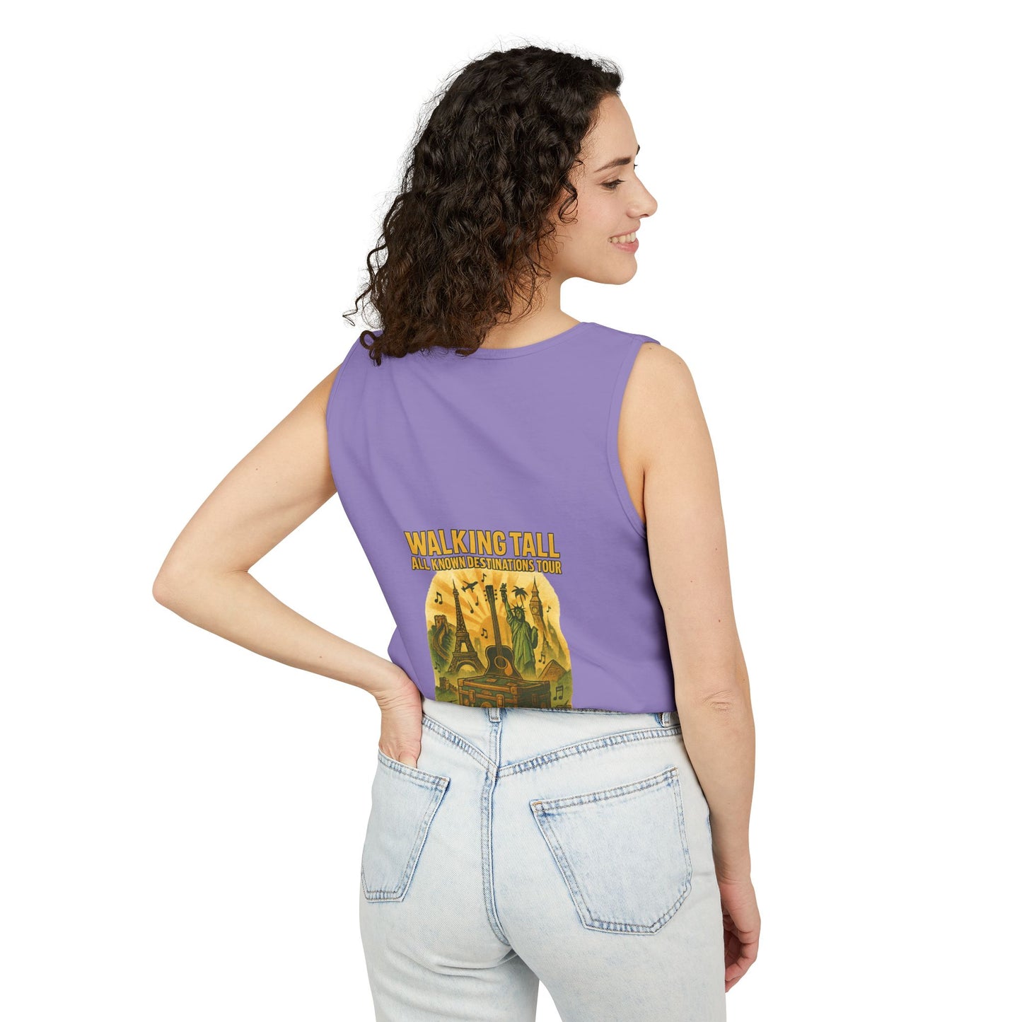 Vegas Vintage Tank Top, Unisex Summer Shirt, Relaxed Fit, Perfect for Vacations, Travel Memories, Graphic Tee