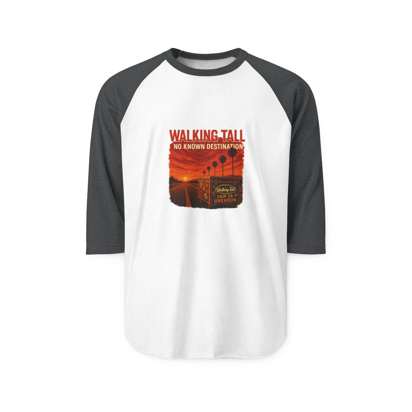 Three-Quarter Sleeve Raglan T-shirt - Casual and Comfortable Unisex Tee