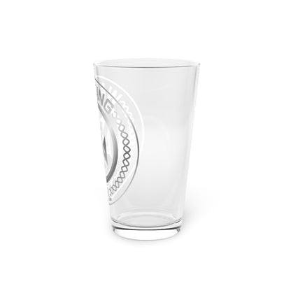 Walking Tall Logo Pint Glass, 16oz