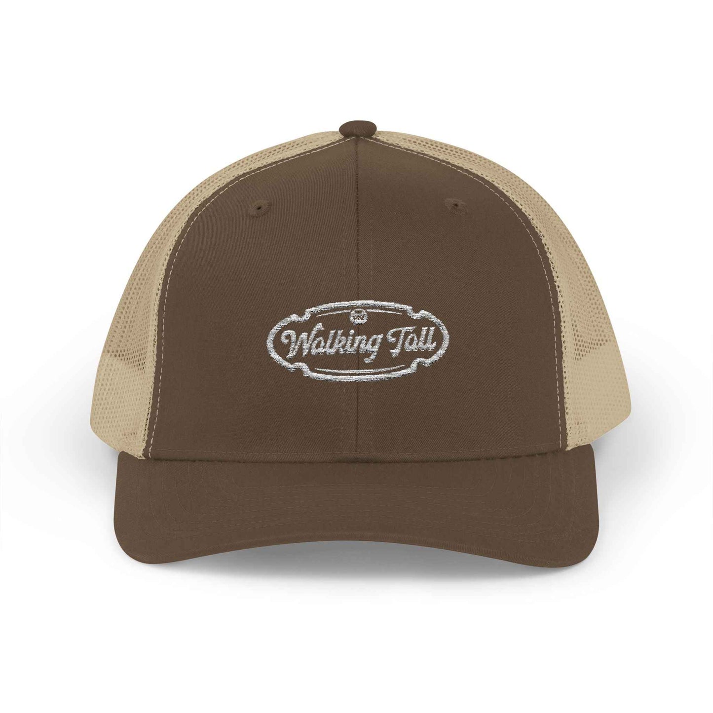 Walking Tall - Snapback Trucker Cap Oval Logo
