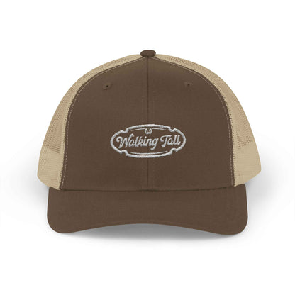 Walking Tall - Snapback Trucker Cap Oval Logo