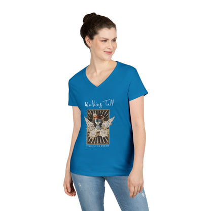 Walking Tall V-Neck T-Shirt