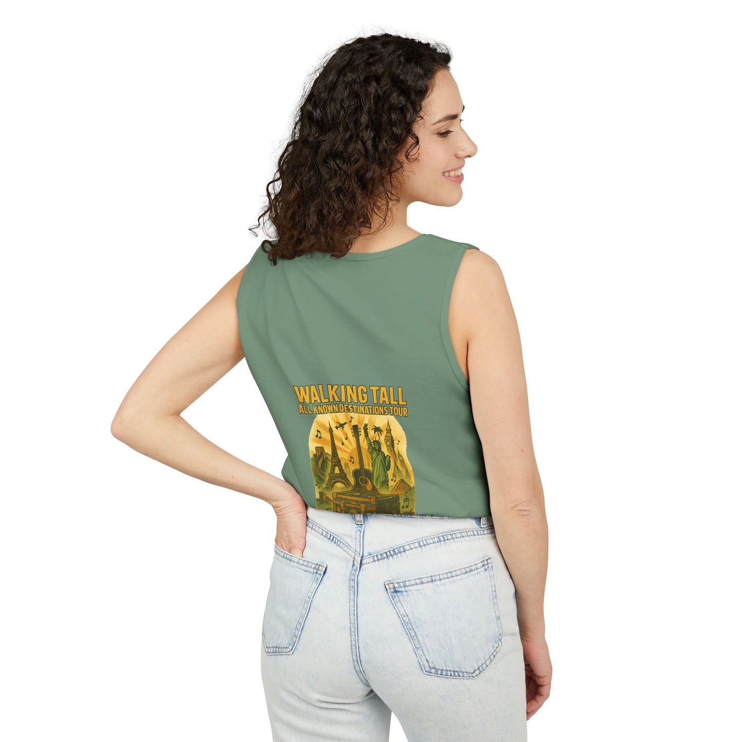 Vegas Vintage Tank Top, Unisex Summer Shirt, Relaxed Fit, Perfect for Vacations, Travel Memories, Graphic Tee