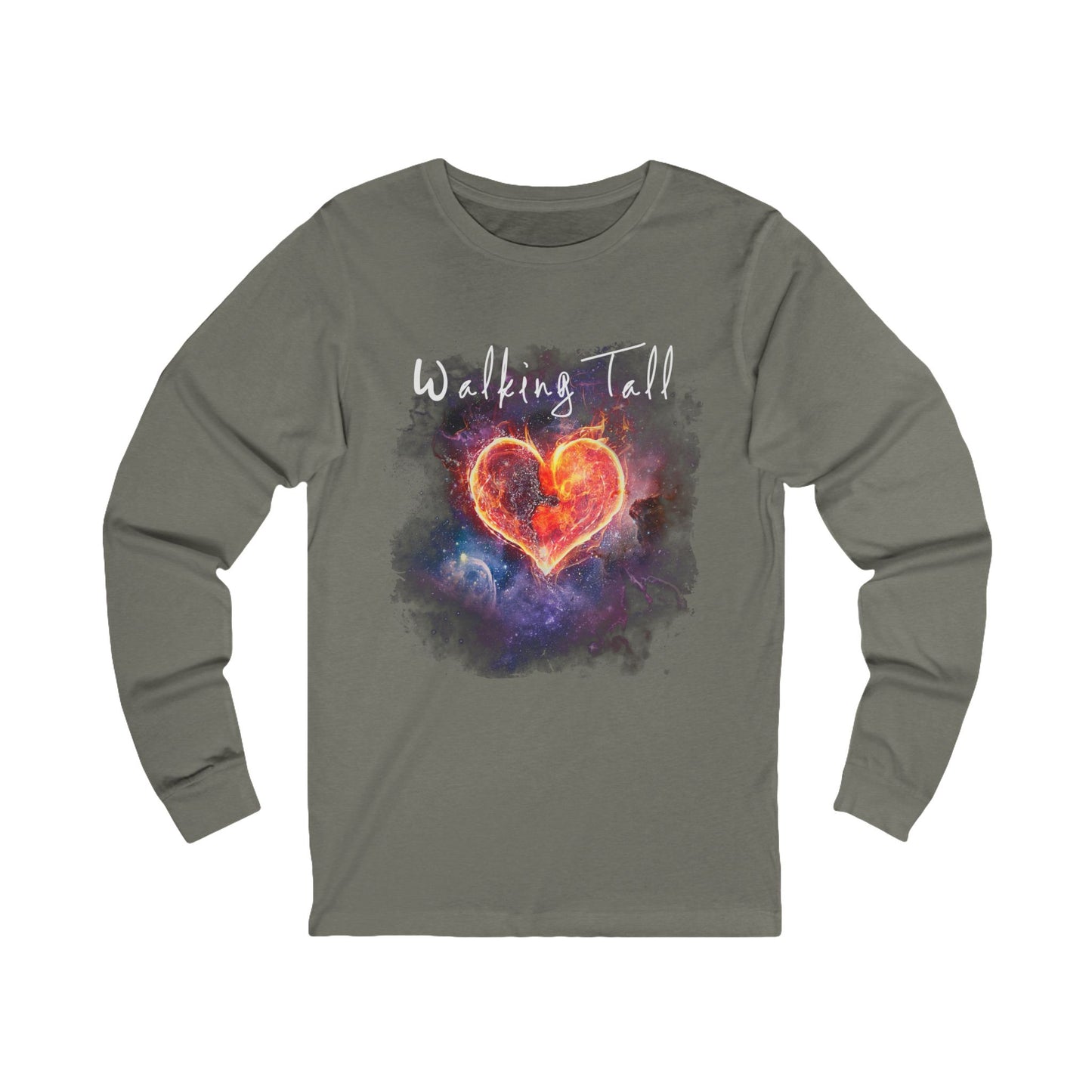 Long Sleeve Tee Walking Tall Burning Heart Tour