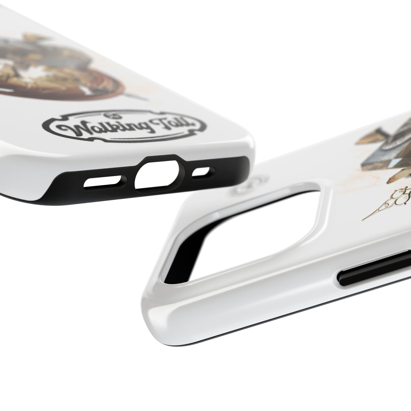 Walking Tall Tough Phone Case - Impact Resistant Design