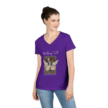 Walking Tall V-Neck T-Shirt