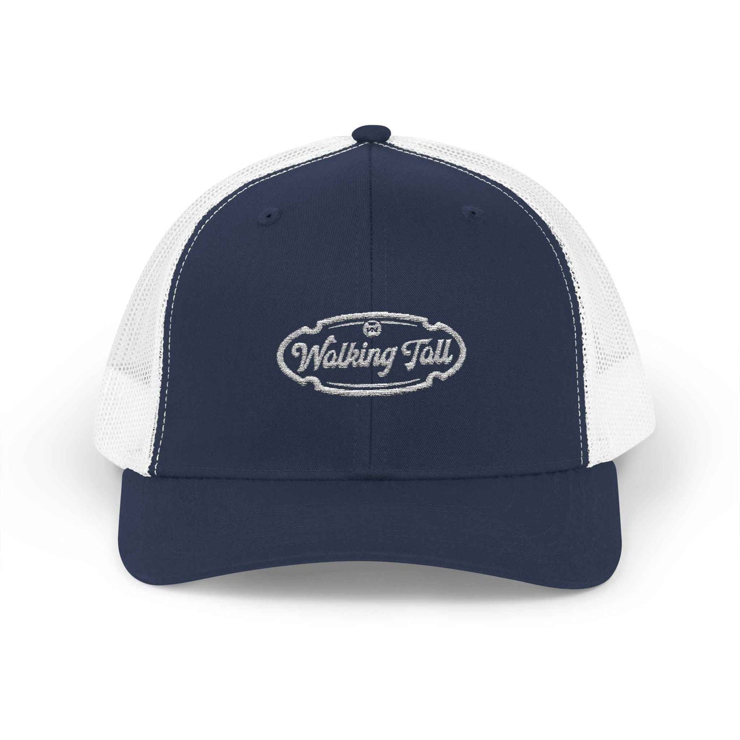 Walking Tall - Snapback Trucker Cap Oval Logo