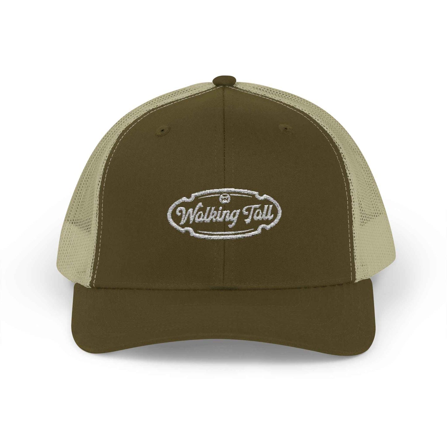 Walking Tall - Snapback Trucker Cap Oval Logo