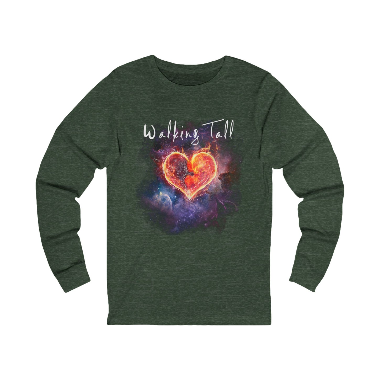 Long Sleeve Tee Walking Tall Burning Heart Tour