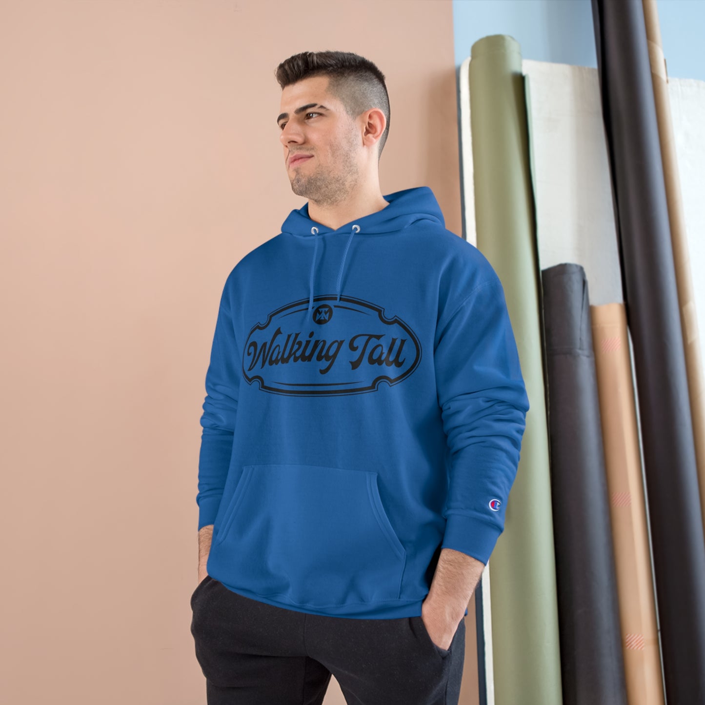 Walking Tall High End Champion Hoodie