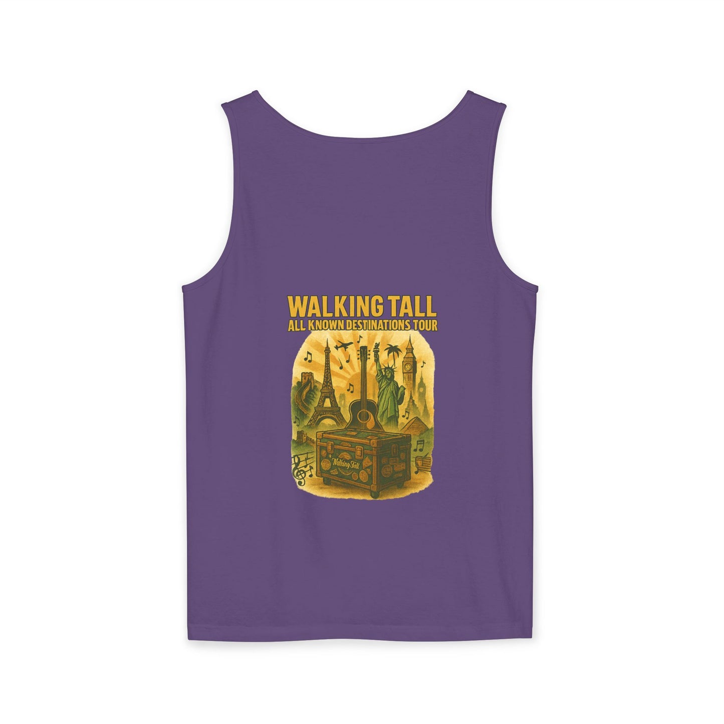 Vegas Vintage Tank Top, Unisex Summer Shirt, Relaxed Fit, Perfect for Vacations, Travel Memories, Graphic Tee