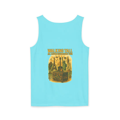 Vegas Vintage Tank Top, Unisex Summer Shirt, Relaxed Fit, Perfect for Vacations, Travel Memories, Graphic Tee