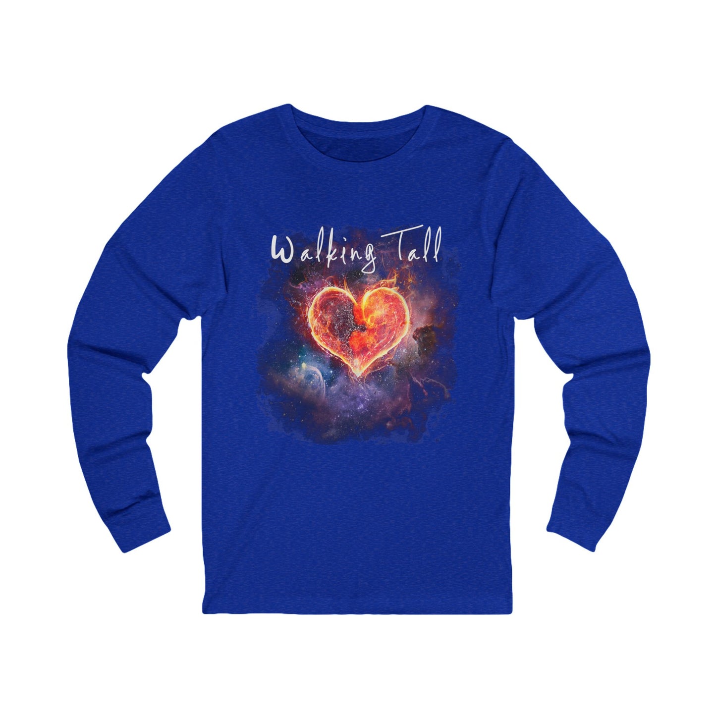 Long Sleeve Tee Walking Tall Burning Heart Tour