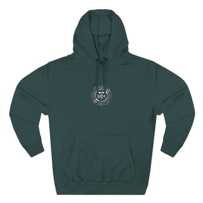 Fleece Hoodie with Walking Tall Logo
