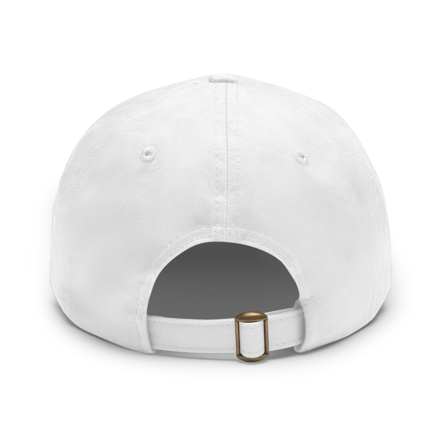 Walking Tall Dad Hat with Leather Patch (Rectangle)