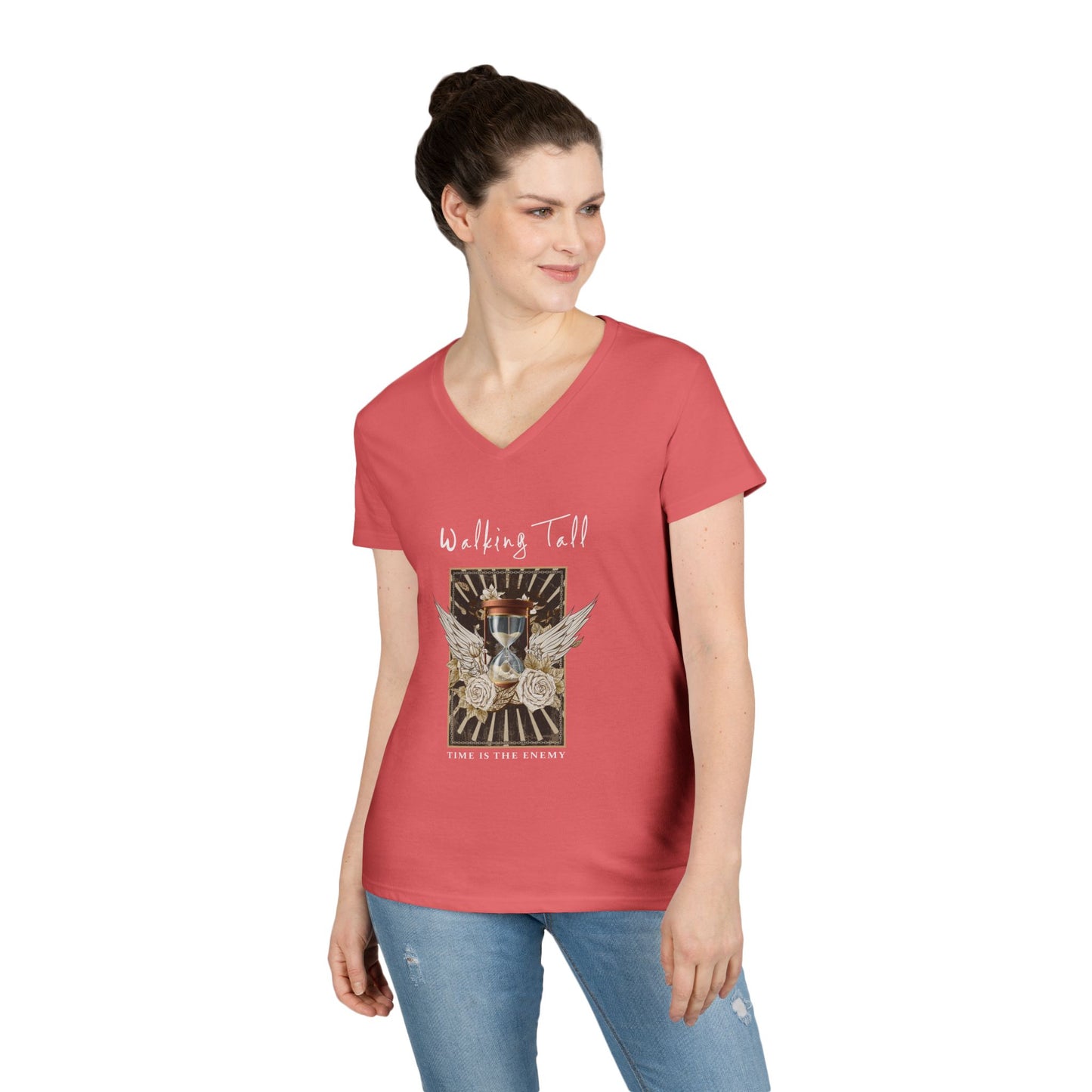 Walking Tall V-Neck T-Shirt