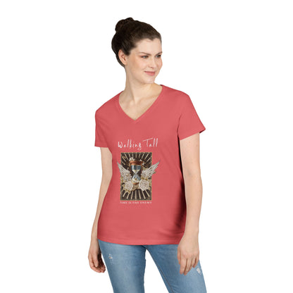 Walking Tall V-Neck T-Shirt