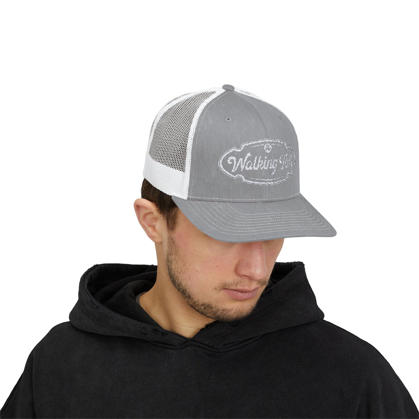 Walking Tall - Snapback Trucker Cap Oval Logo