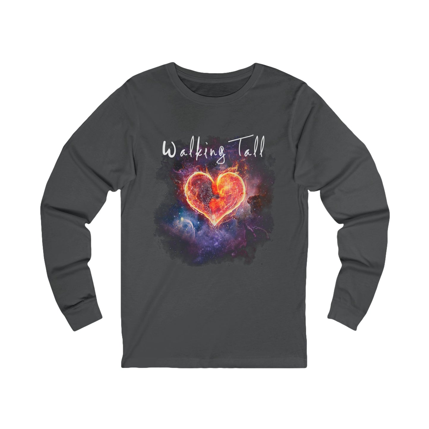 Long Sleeve Tee Walking Tall Burning Heart Tour