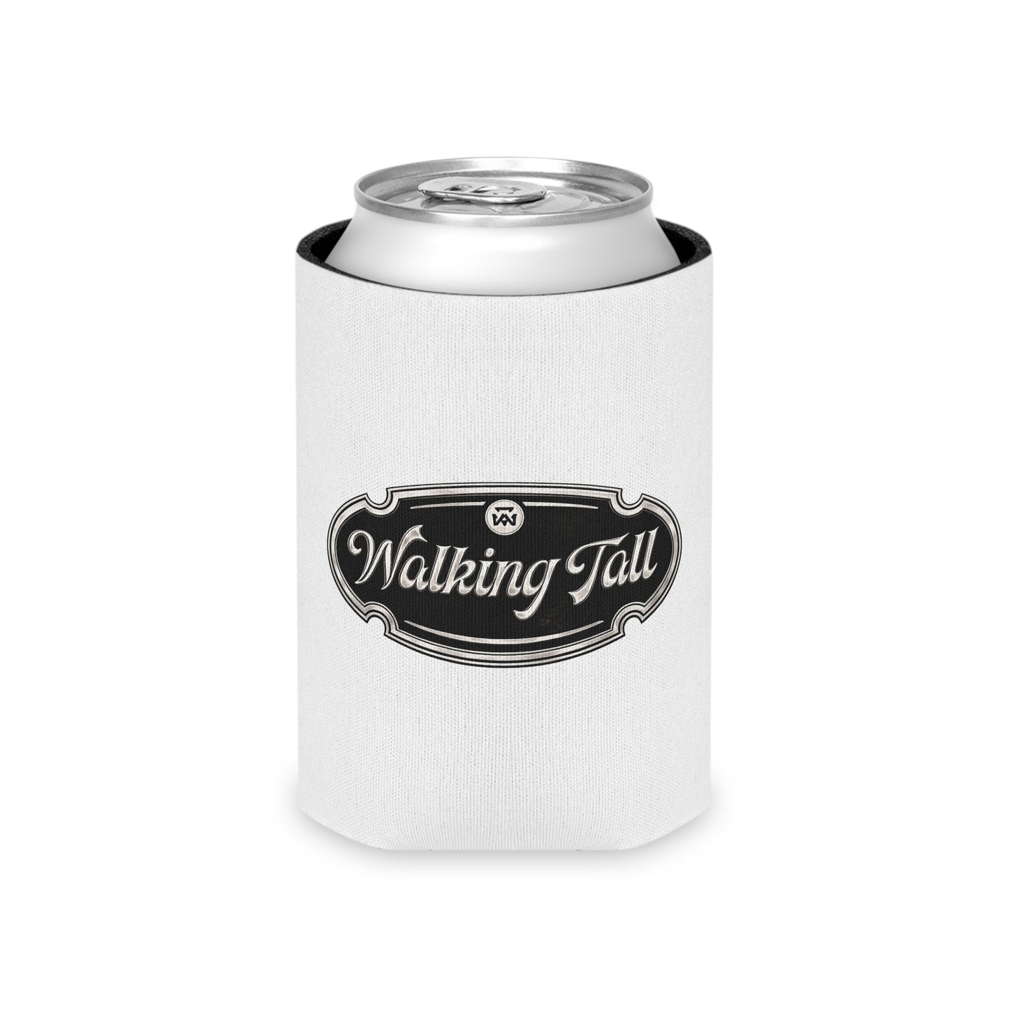 Can Cooler — 'Walking Tall' Logo Insulated Can Koozie