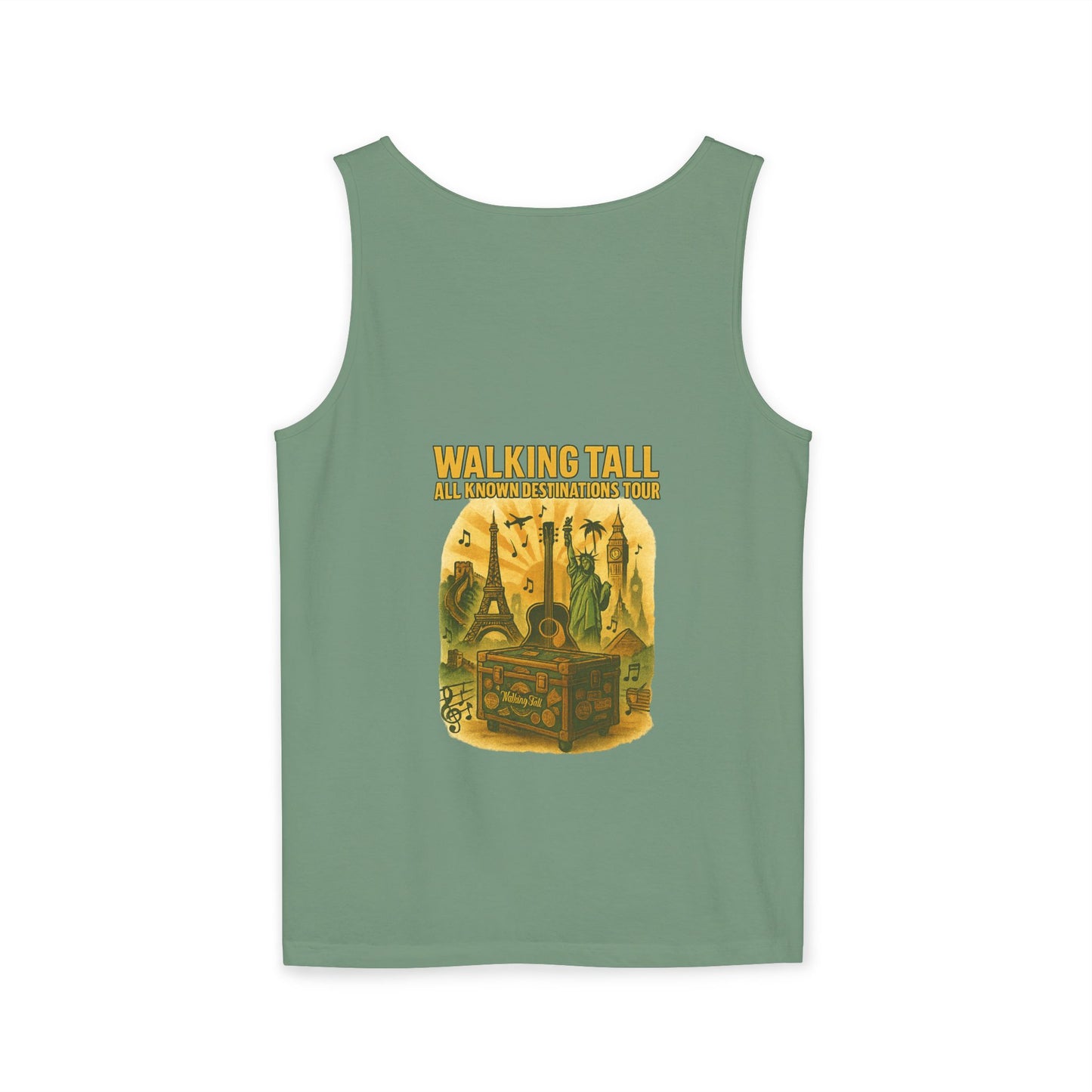 Vegas Vintage Tank Top, Unisex Summer Shirt, Relaxed Fit, Perfect for Vacations, Travel Memories, Graphic Tee