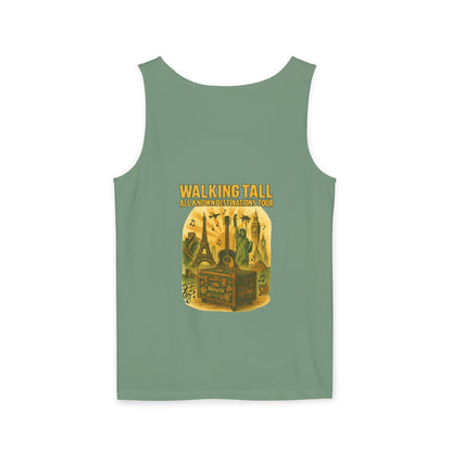 Vegas Vintage Tank Top, Unisex Summer Shirt, Relaxed Fit, Perfect for Vacations, Travel Memories, Graphic Tee