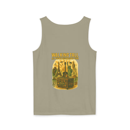 Vegas Vintage Tank Top, Unisex Summer Shirt, Relaxed Fit, Perfect for Vacations, Travel Memories, Graphic Tee