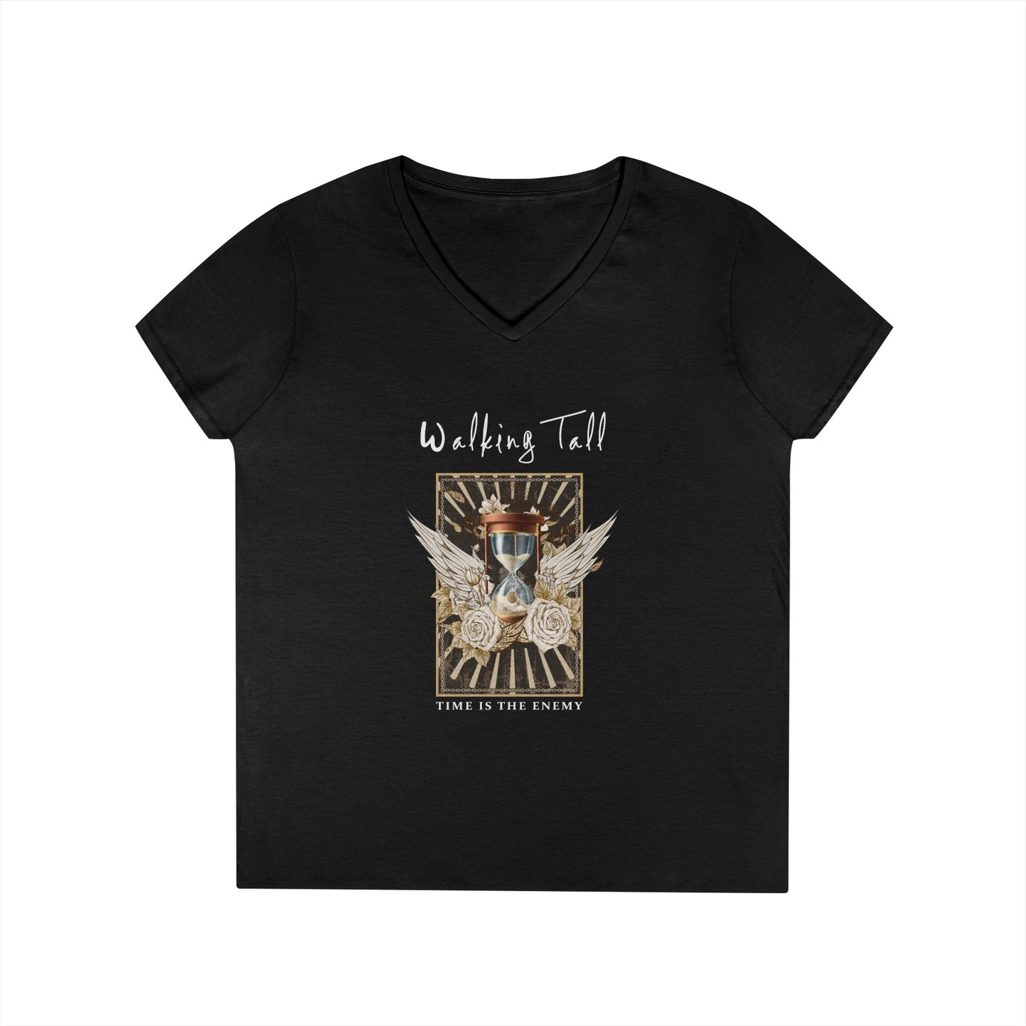 Walking Tall V-Neck T-Shirt