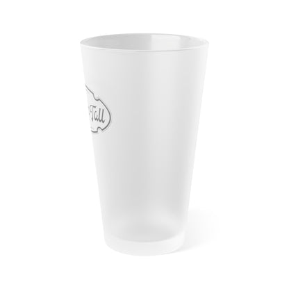 Frosted Pint Glass