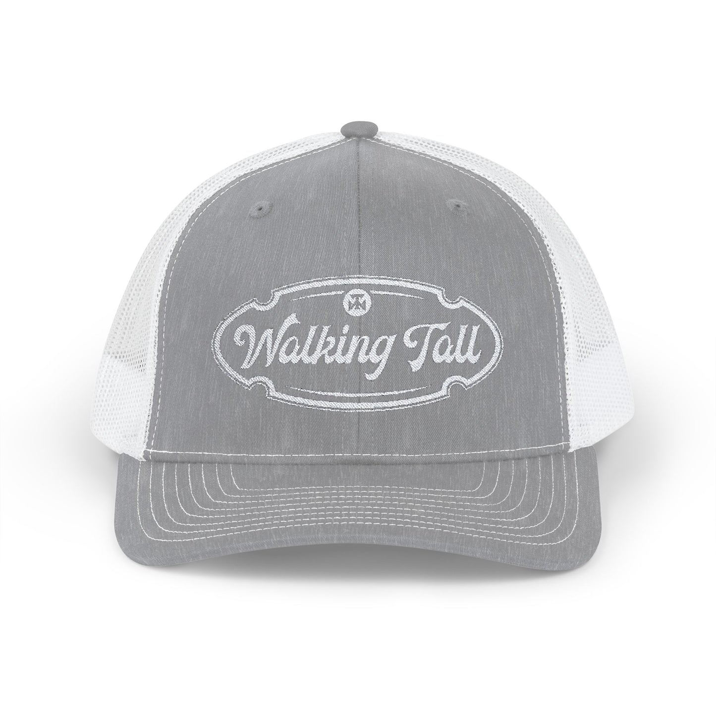 Walking Tall - Snapback Trucker Cap Oval Logo