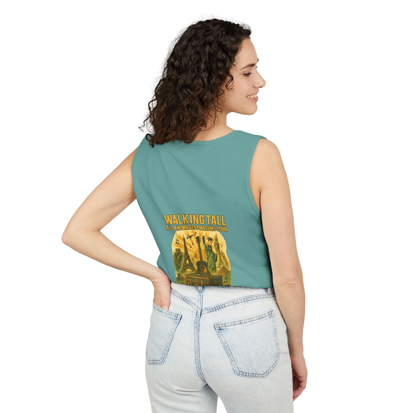 Vegas Vintage Tank Top, Unisex Summer Shirt, Relaxed Fit, Perfect for Vacations, Travel Memories, Graphic Tee