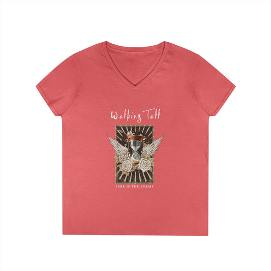 Walking Tall V-Neck T-Shirt