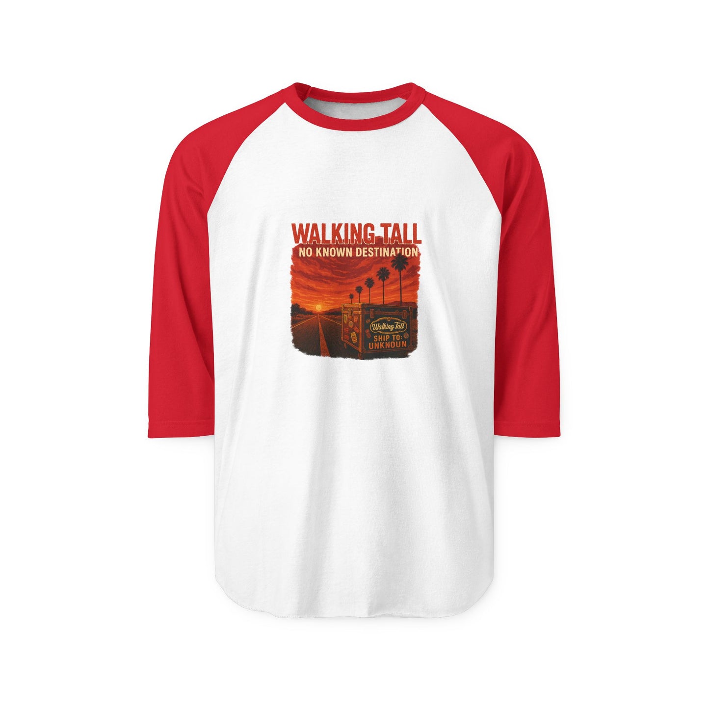 Three-Quarter Sleeve Raglan T-shirt - Casual and Comfortable Unisex Tee