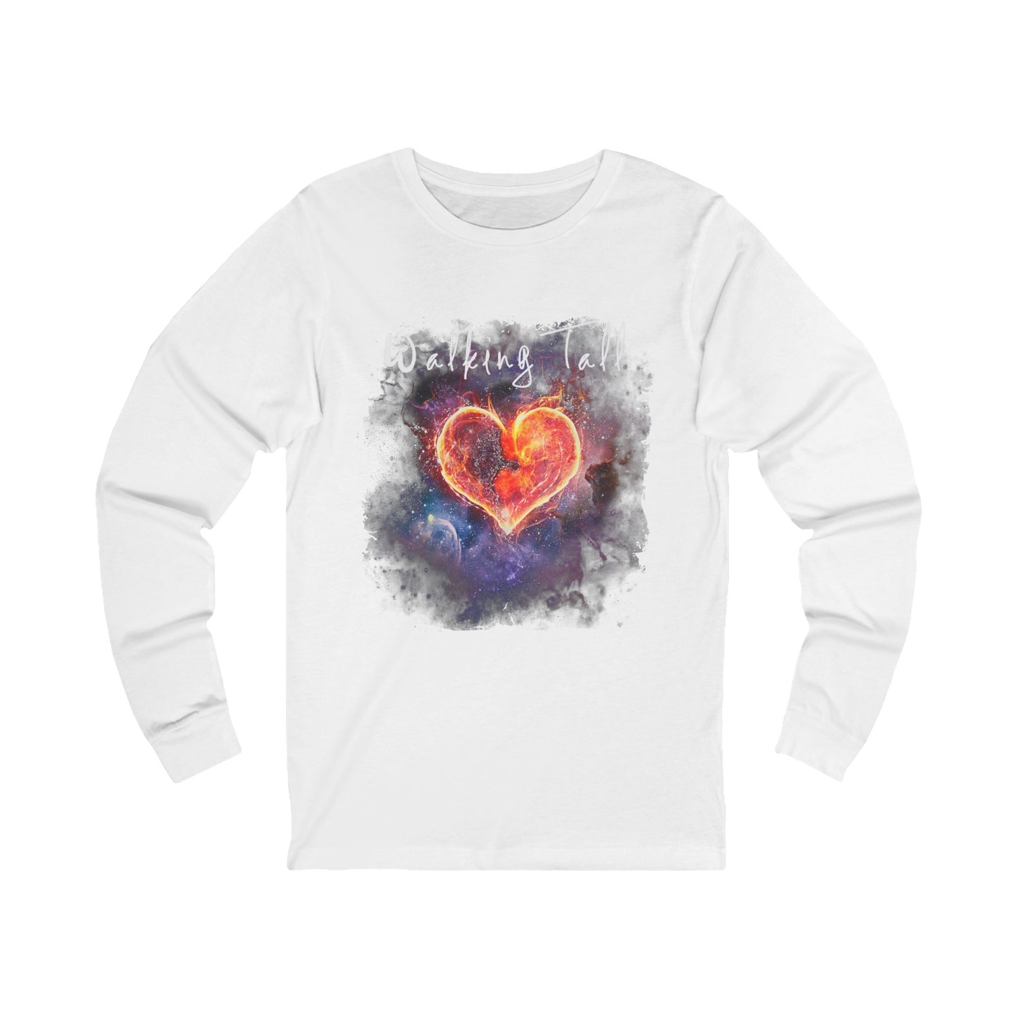 Long Sleeve Tee Walking Tall Burning Heart Tour