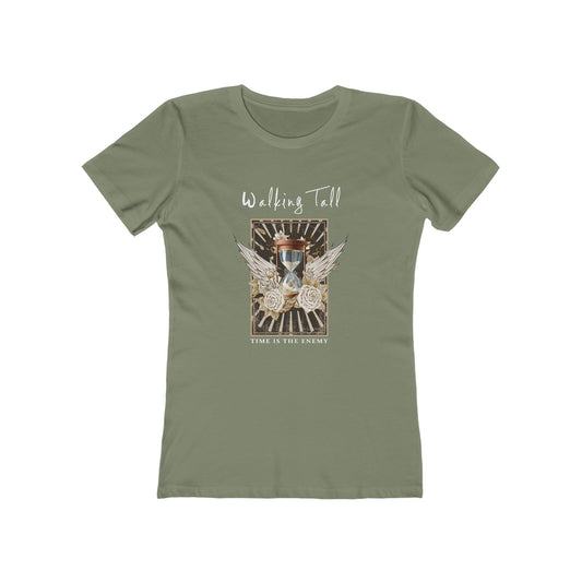 Walking Tall T-Shirt Ladies Design - Wings with hourglass