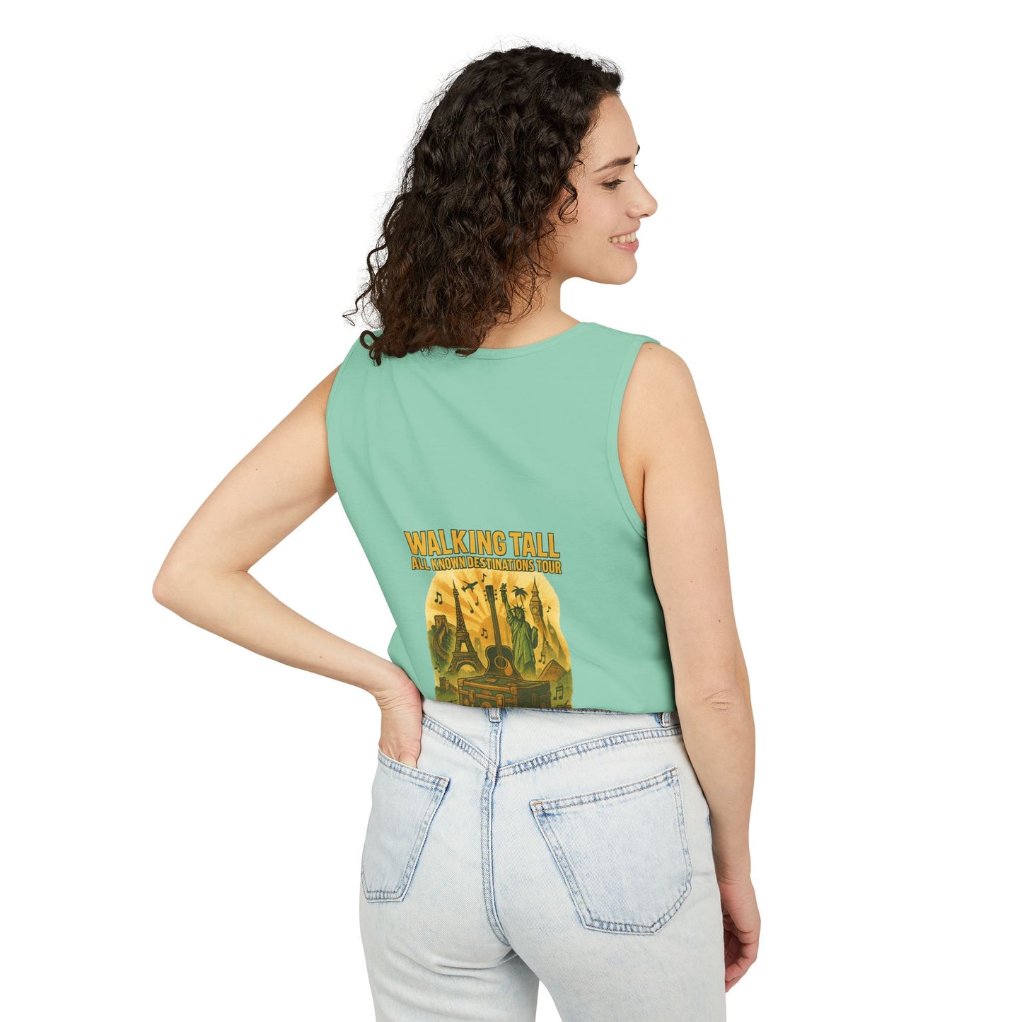 Vegas Vintage Tank Top, Unisex Summer Shirt, Relaxed Fit, Perfect for Vacations, Travel Memories, Graphic Tee