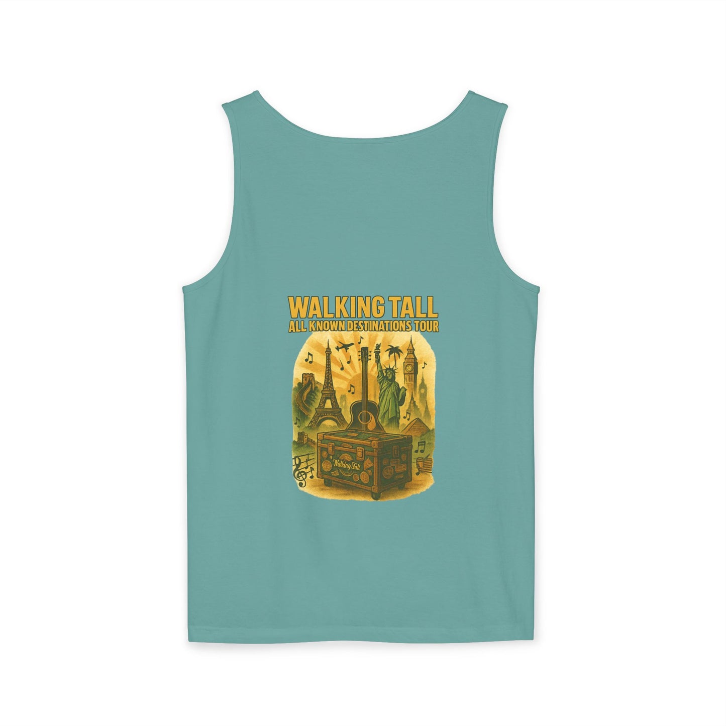 Vegas Vintage Tank Top, Unisex Summer Shirt, Relaxed Fit, Perfect for Vacations, Travel Memories, Graphic Tee