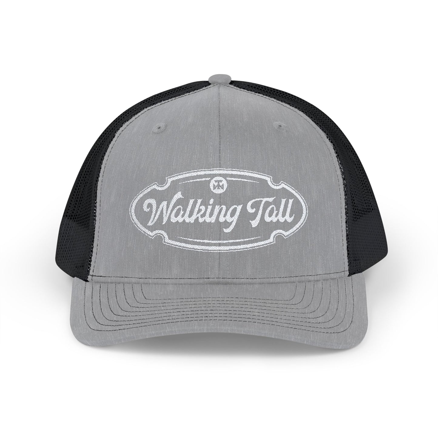 Walking Tall - Snapback Trucker Cap Oval Logo