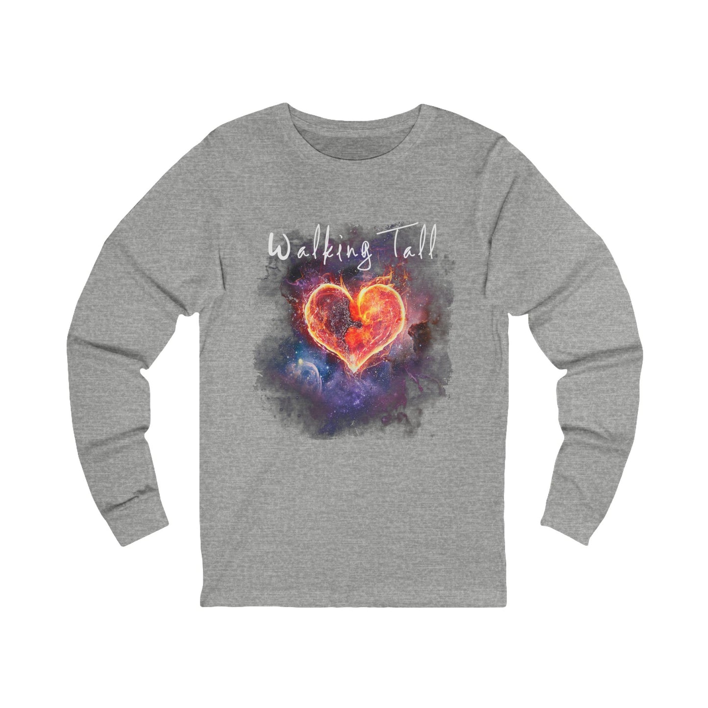 Long Sleeve Tee Walking Tall Burning Heart Tour