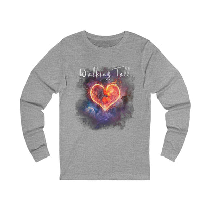 Long Sleeve Tee Walking Tall Burning Heart Tour