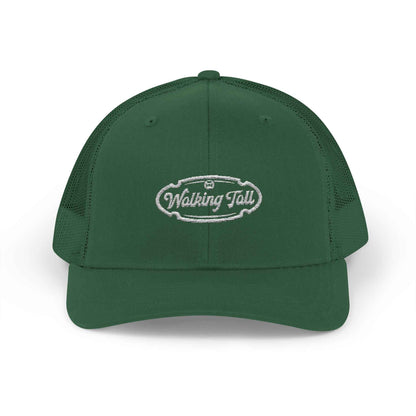 Walking Tall - Snapback Trucker Cap Oval Logo