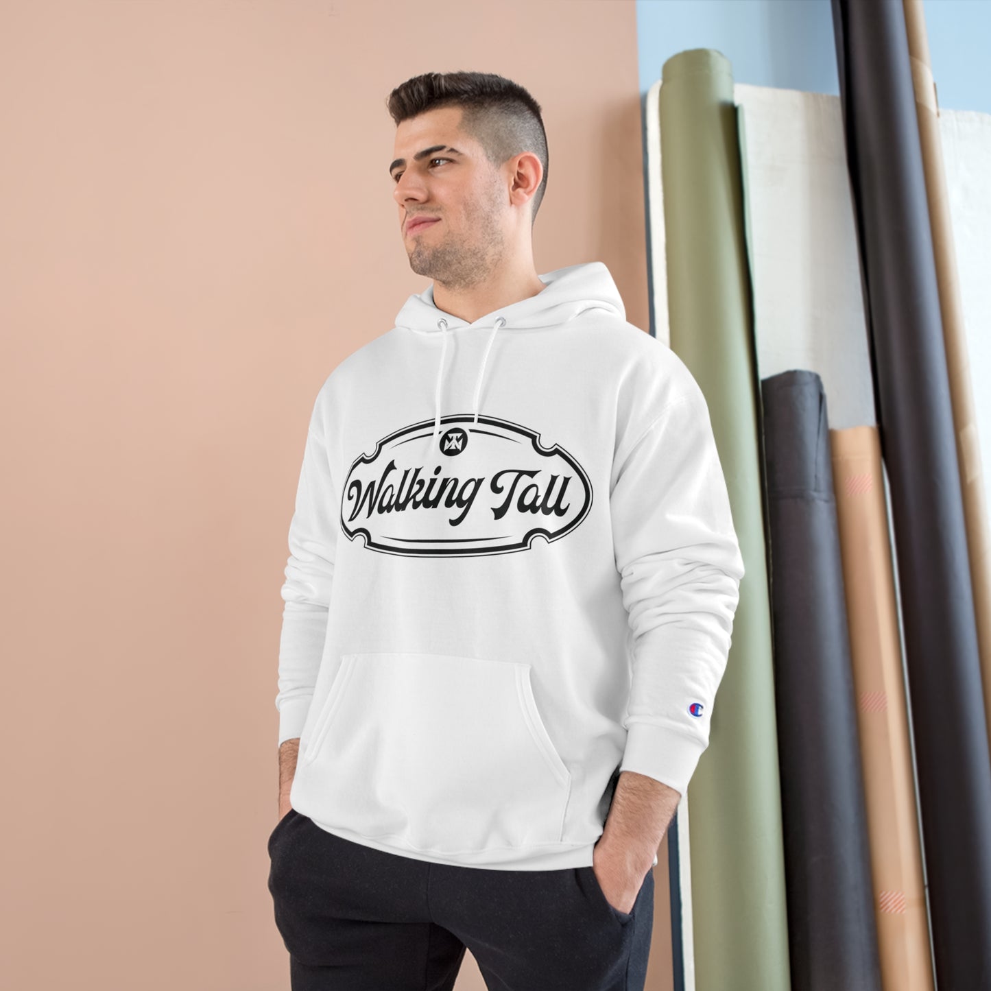 Walking Tall High End Champion Hoodie