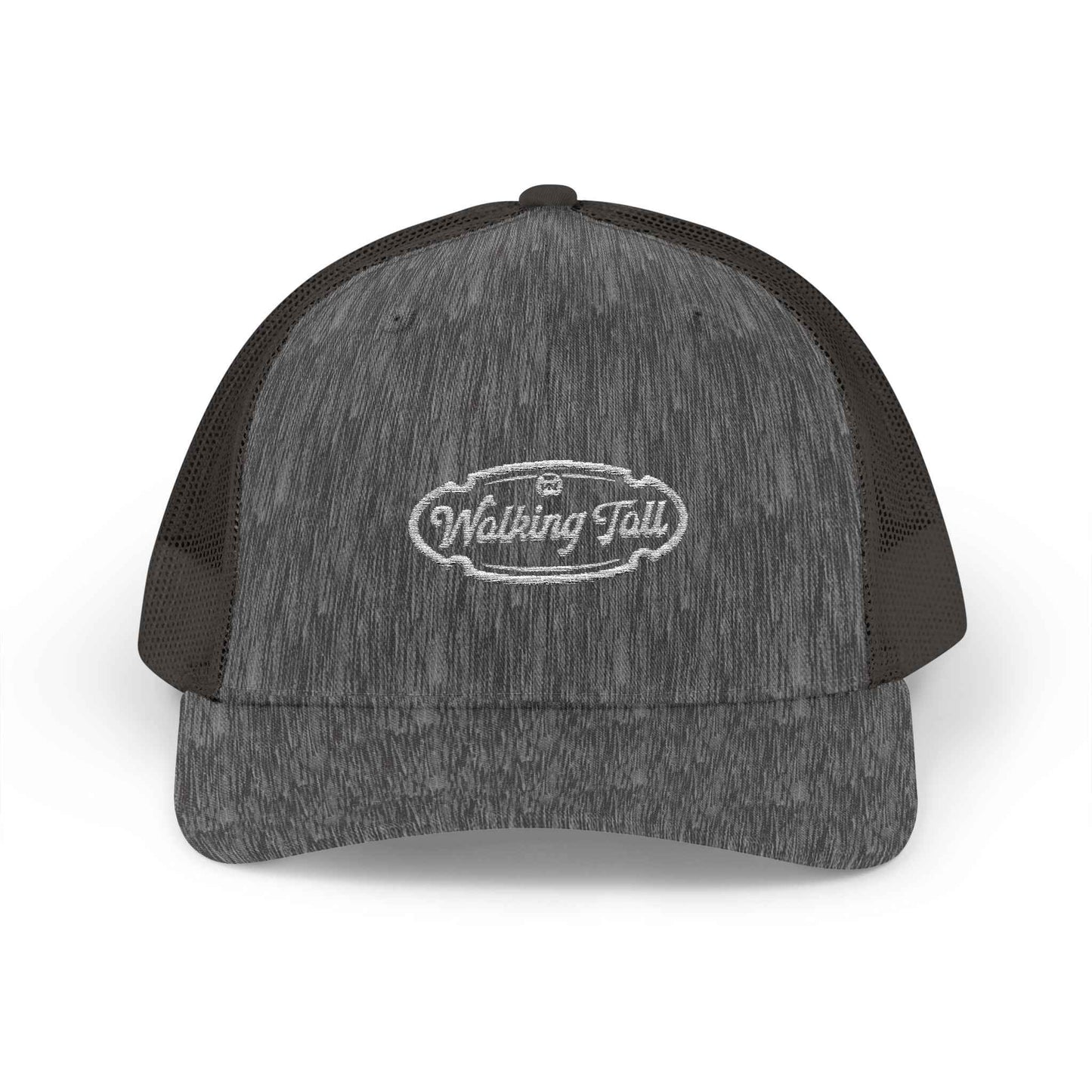 Walking Tall - Snapback Trucker Cap Oval Logo