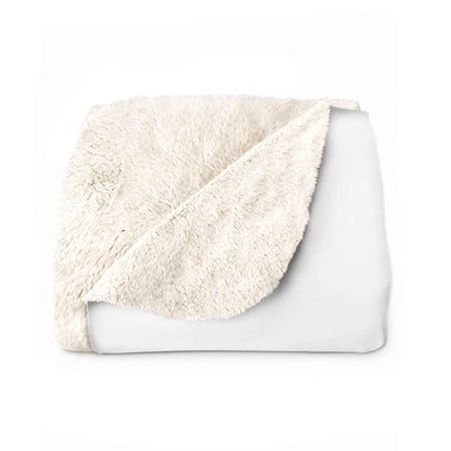 Cozy Sherpa Fleece Blanket - Walking Tall Design