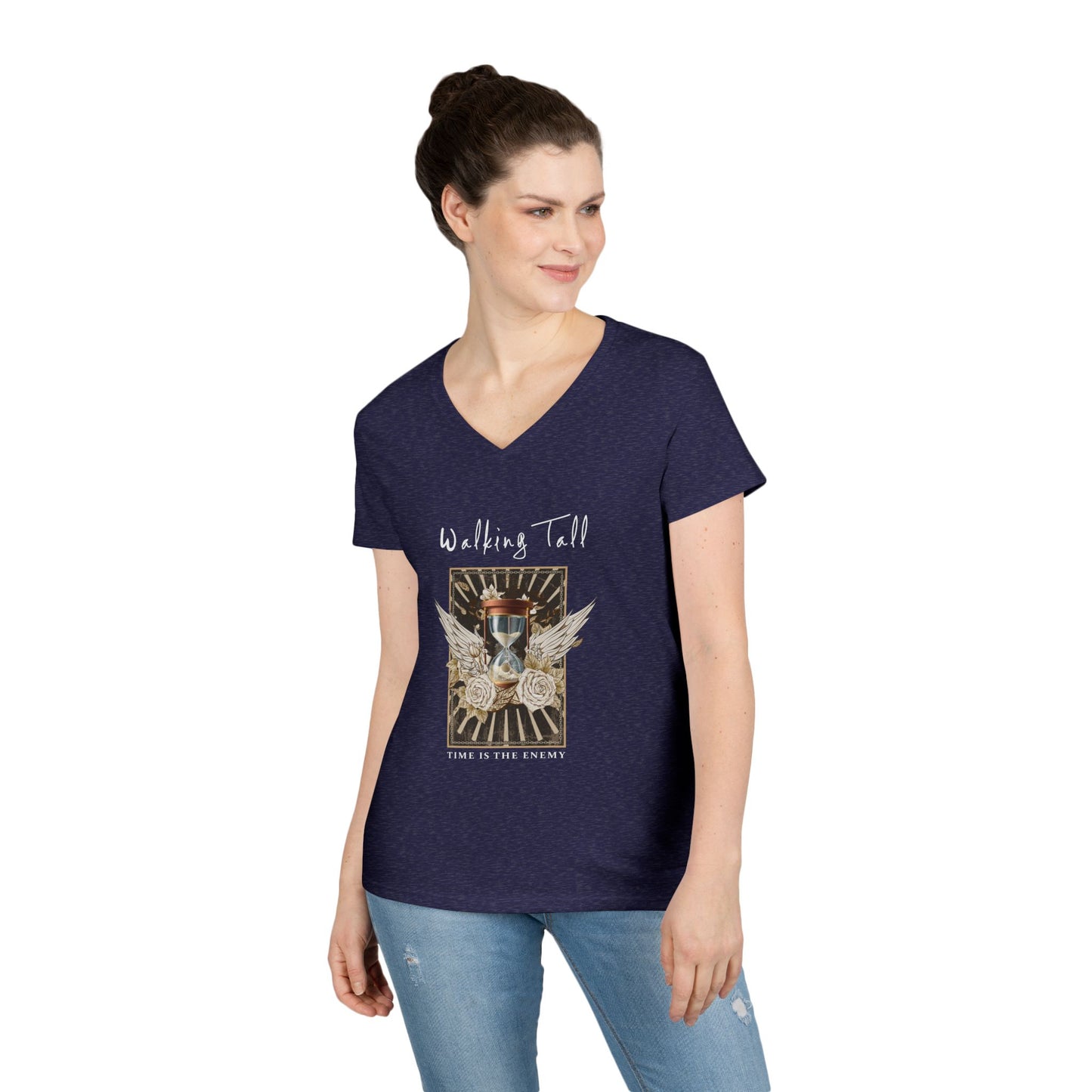 Walking Tall V-Neck T-Shirt