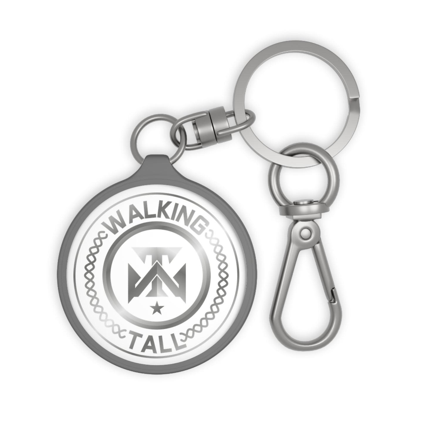 Walking Tall Keychain - Key Chain w Logo