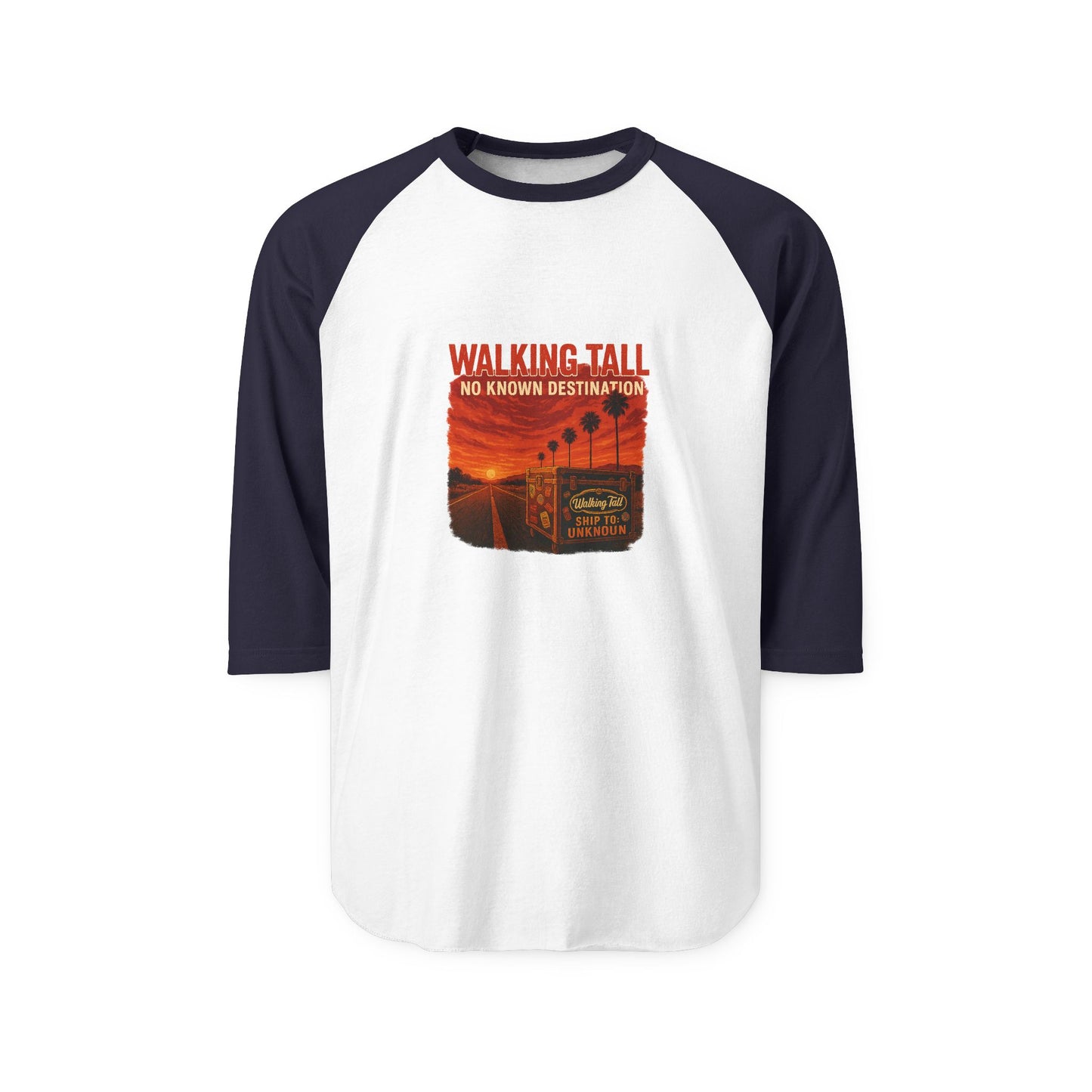 Three-Quarter Sleeve Raglan T-shirt - Casual and Comfortable Unisex Tee