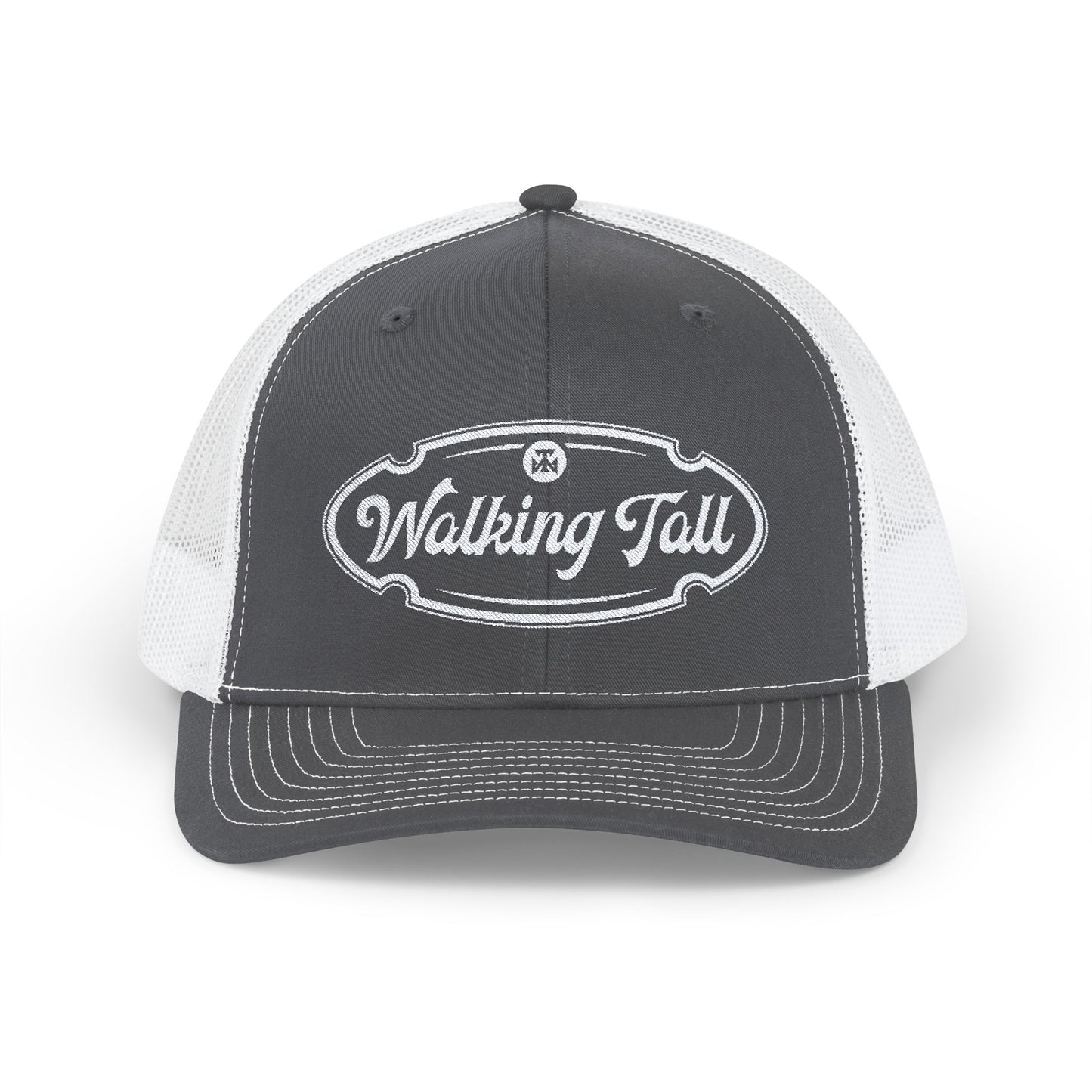 Walking Tall - Snapback Trucker Cap Oval Logo